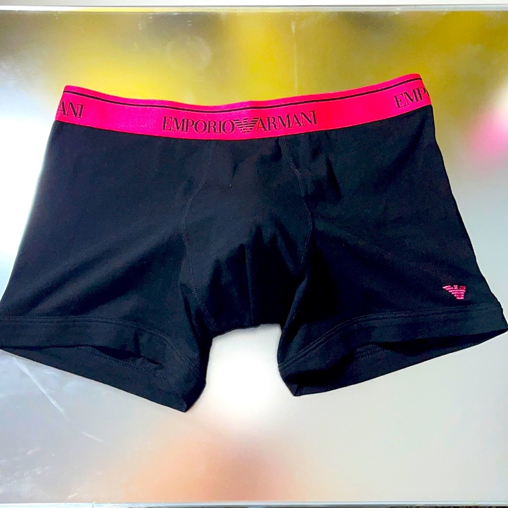 EMPORIO ARMANI UNDERWEAR BOXER BRIEF SIZE MEDIUM LOGO BAND NWT
